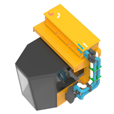 S.A.F.E.air Cabin Pressurisation systems enable vehicles to be retrofitted for ISO 23875 compliance.