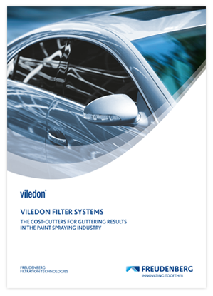 Viledon filter systems for the paint spraying industry