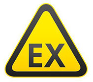 Warning symbol explosive atmosphere 